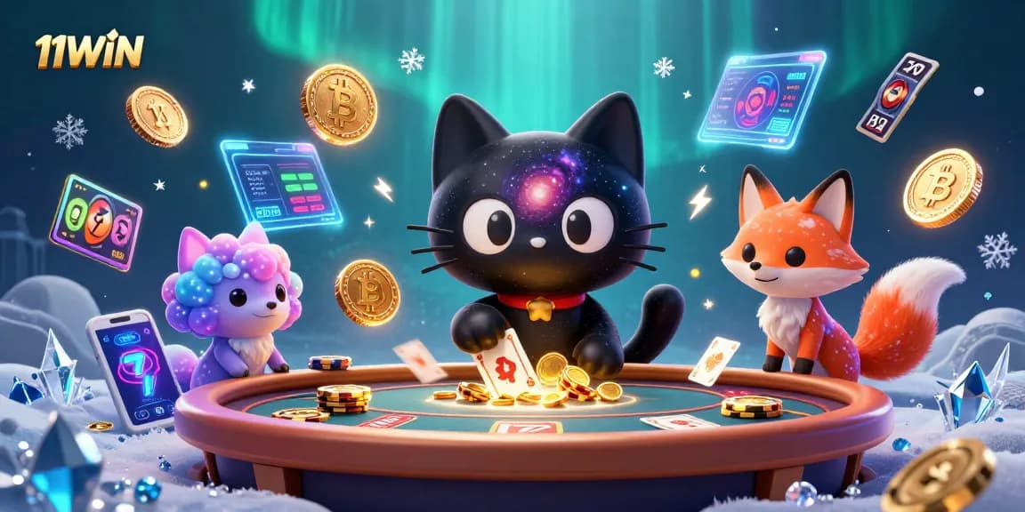11WIN captivates players with cosmic slot adventures and vibrant cryptocurrency elements.