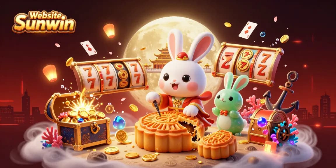 Engage with dynamic gameplay at Website Sunwin featuring the moon rabbit and casino elements.