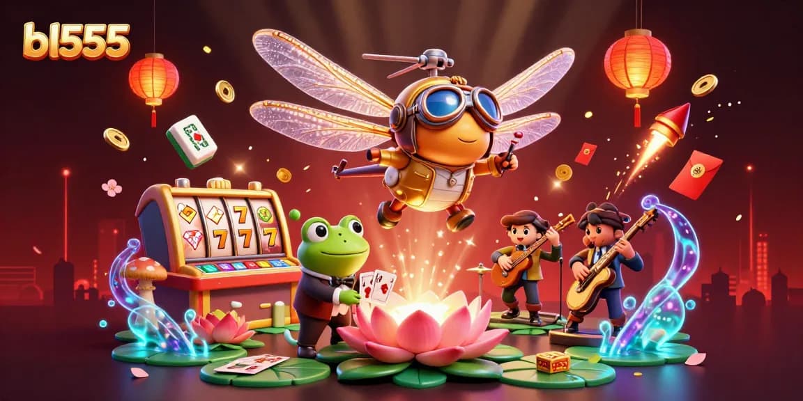 Experience the vibrant world of bl555 with immersive casino action and colorful characters.