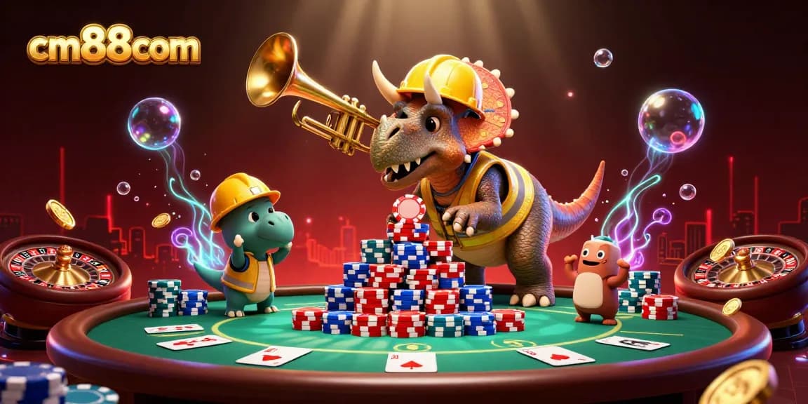 Celebrate winning strategies with cm88com in this vibrant casino scene full of energy.