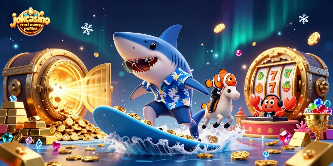 Experience the thrill with jokacasino real money pokies australia, featuring vibrant characters and dynamic game elements.