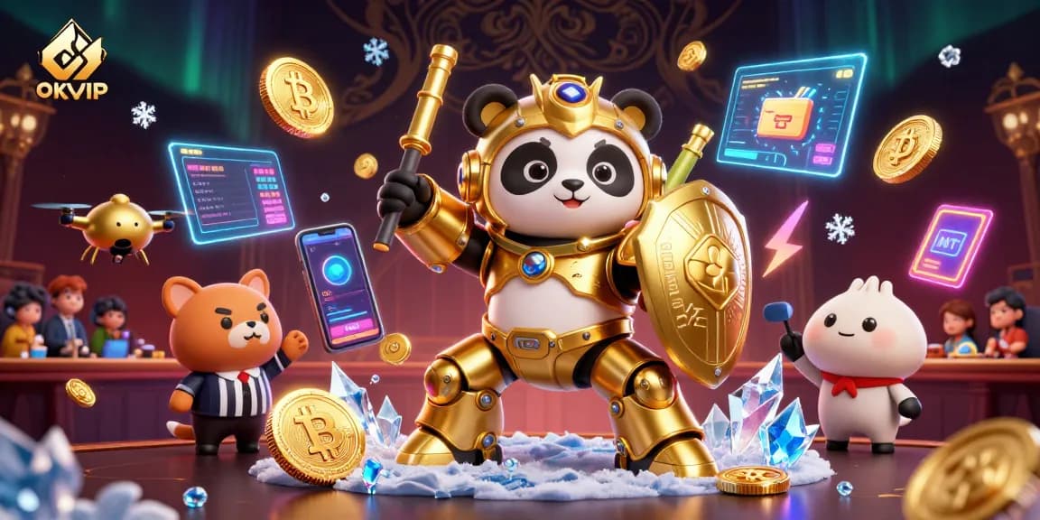 Experience vibrant online gaming action at OKVIP with unique characters in a dynamic casino world.