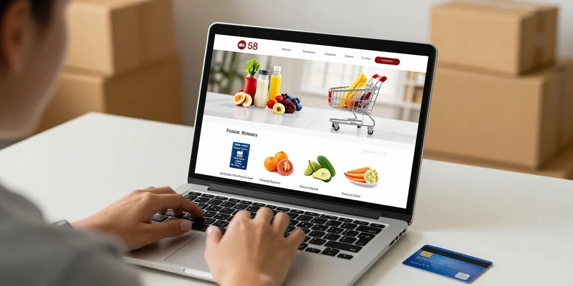 Halal grocery delivery online shopping experience showcasing best deals on an e-commerce platform.