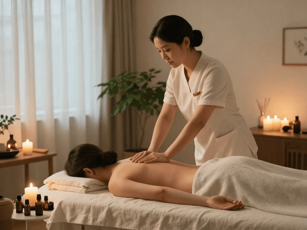 Experience soothing 서울출장안마 with a professional massage therapist in a calming home environment.