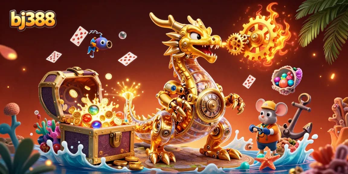 Experience thrilling gameplay at bj388 with a captivating dragon scene symbolizing excitement and opportunities.