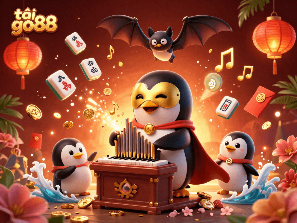 Experience the thrill of tải go88 with a vibrant casino scene featuring dynamic elements.