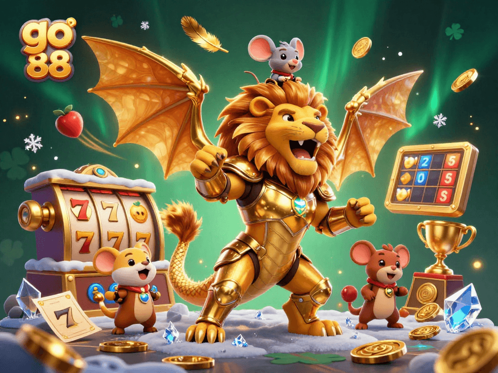 Experience thrilling jackpots at go 88 with games featuring rich, dynamic 3D illustrations of winning moments.