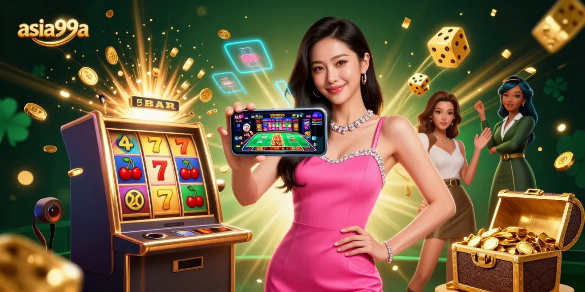 Experience the excitement of asia99a with a vibrant casino scene showcasing live dealer games and bonuses.