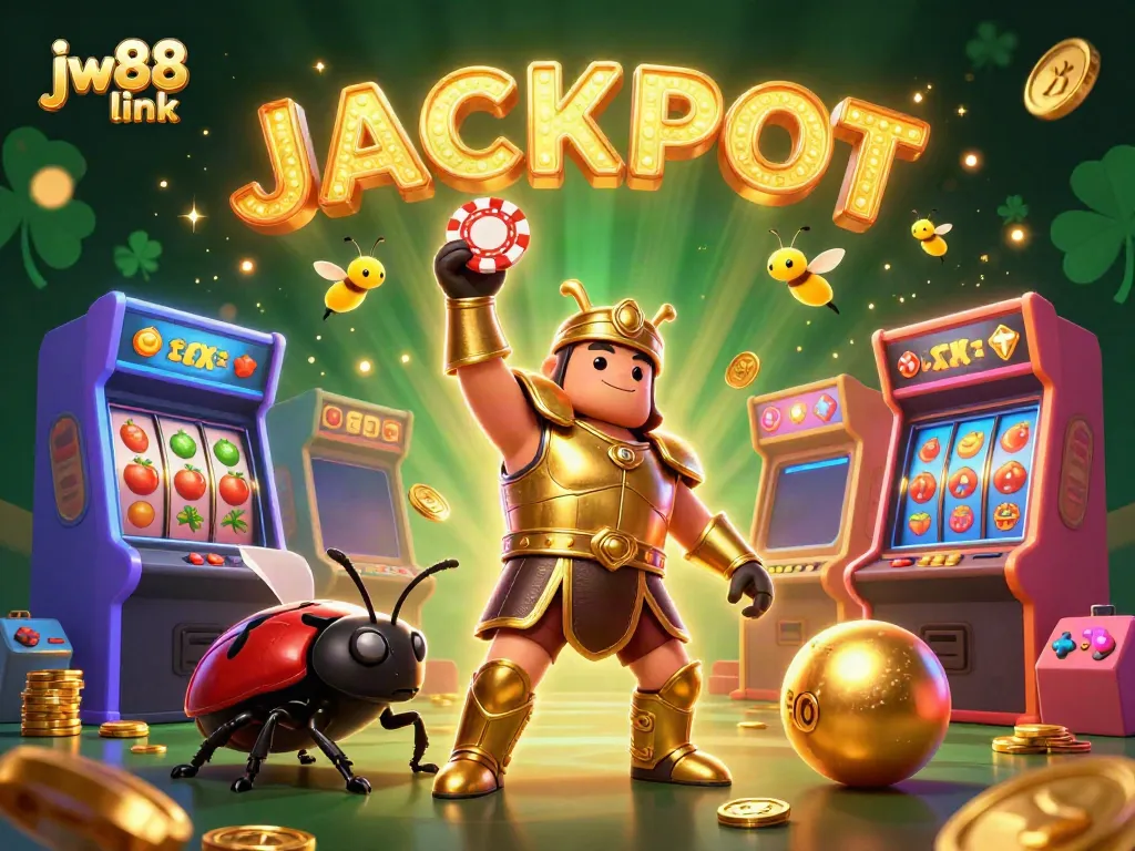 Engage with the exciting jw88 link action in a dynamic casino-themed illustration featuring vibrant characters and gaming elements.
