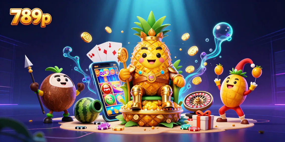 Experience thrilling games at 789p as golden pineapple king rules a vibrant beach casino.