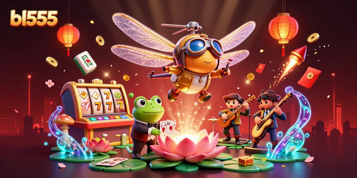 Experience the vibrant world of bl555 with immersive casino action and colorful characters.