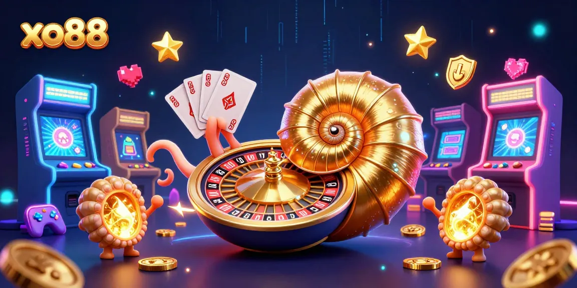 Experience exciting gameplay at xo88 with a vibrant casino scene featuring imaginative 3D characters.